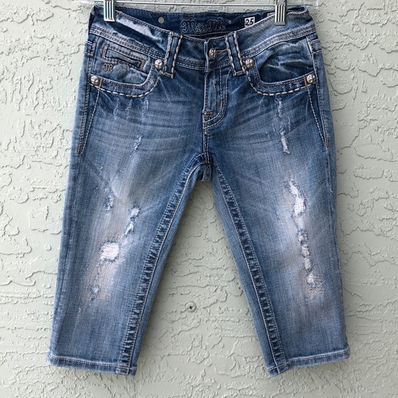 Miss Me Jeans size 25 distressed - Picture 5 of 15